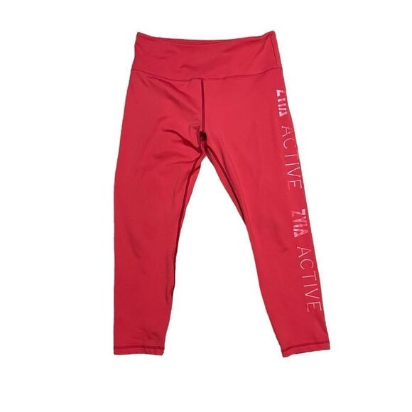 ZYIA ACTIVE Leggings Red Size Medium - Picture 1 of 7